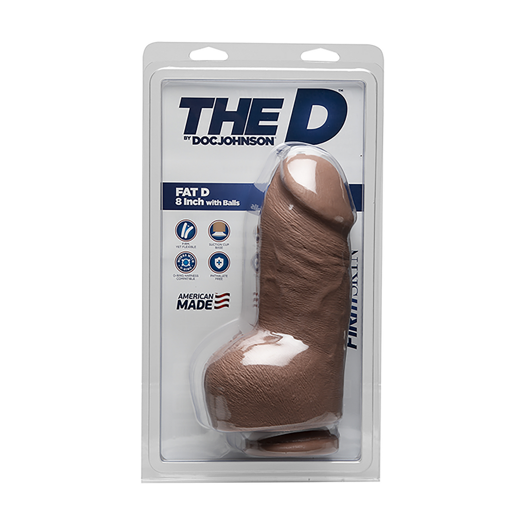 Fat D – Realistic FIRMSKYN Dildo met Ballen – 8 / 20 cm
