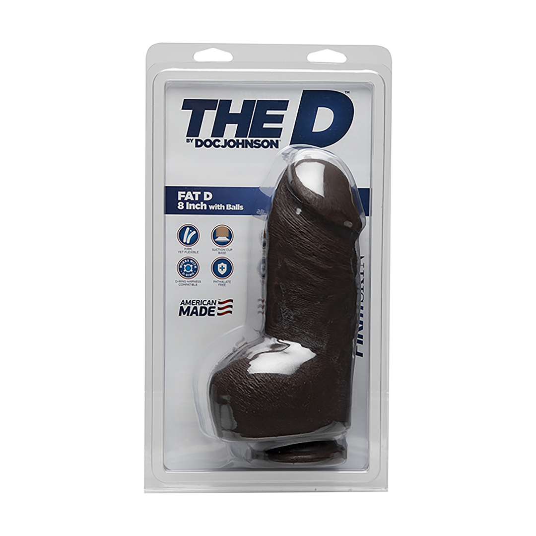 Fat D – Realistic FIRMSKYN Dildo met Ballen – 8 / 20 cm