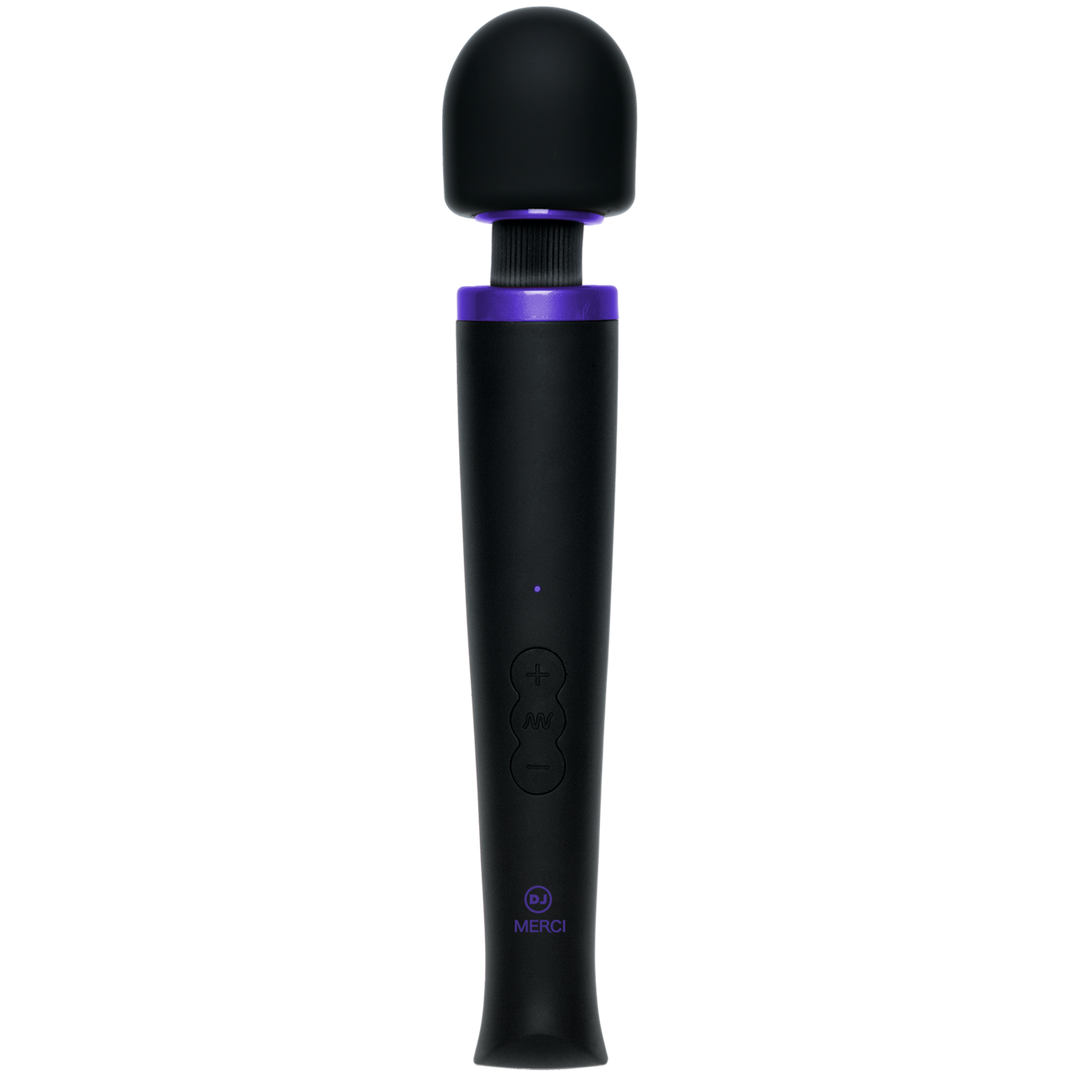 Oplaadbare Power Wand – Ultra-Krachtige Silicone Wand Massager – Zwart