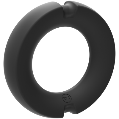 De Paradox - Silicone/Metalen Cockring - 50mm - Zwart De Paradox - Silicone/Metalen Cockring - 50mm - Zwart