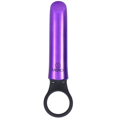 Power Play met Siliconen Grip Ring - Violet