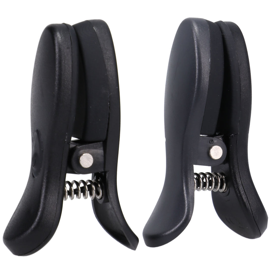 Vibro Grippers – Vibrerende Tepelklemmen met Koffer – Zwart