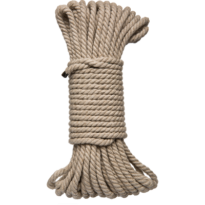 Bind en Tie - 6mm Jute Bondage Touw - 50 ft - Natuurlijk Bind en Tie - 6mm Jute Bondage Touw - 50 ft - Natuurlijk