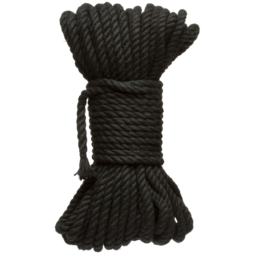 Bind en Tie – 6mm Jute Bondage Touw – 50 ft – Zwart