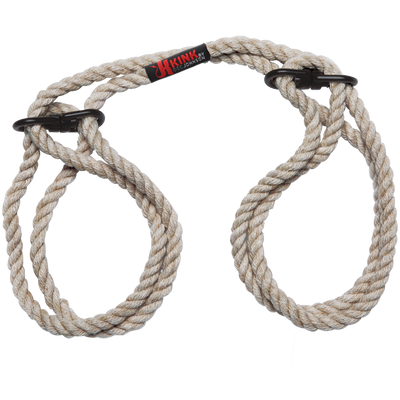 Beperk - 6mm hennep pols- of enkelbanden - Natuurlijk Beperk - 6mm hennep pols- of enkelbanden - Natuurlijk