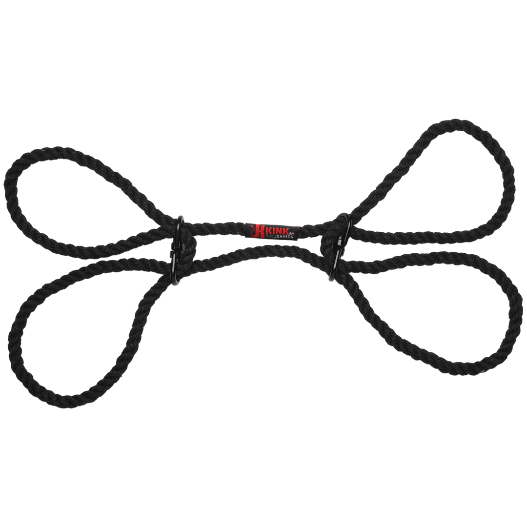 Beperk – 6mm Hennep Pols- of Enkelboeien – Zwart