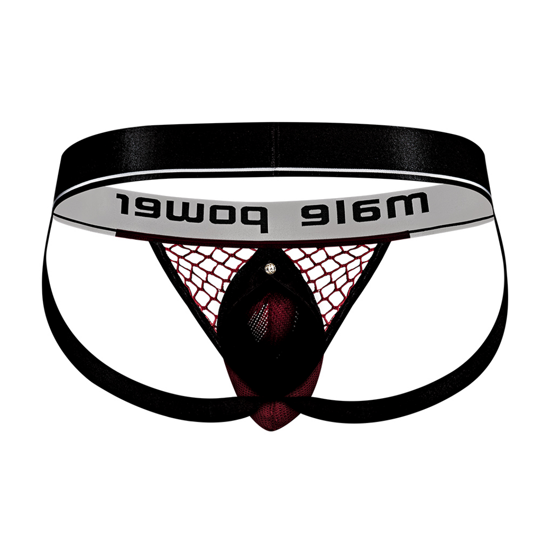 Cock Ring Jock – S/M – Bordeaux