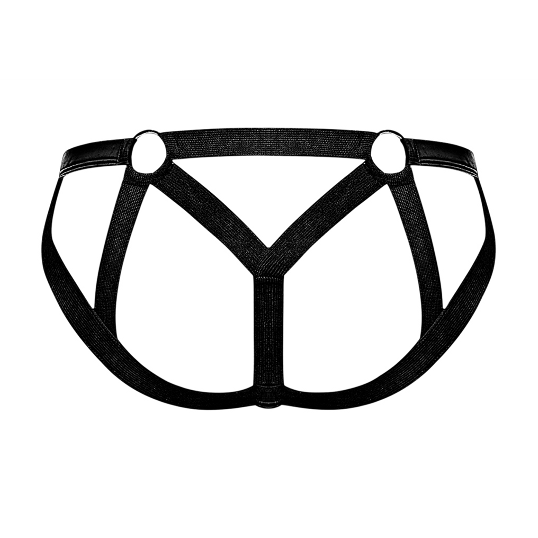 Strappy Ring Jock – L/XL – Zwart