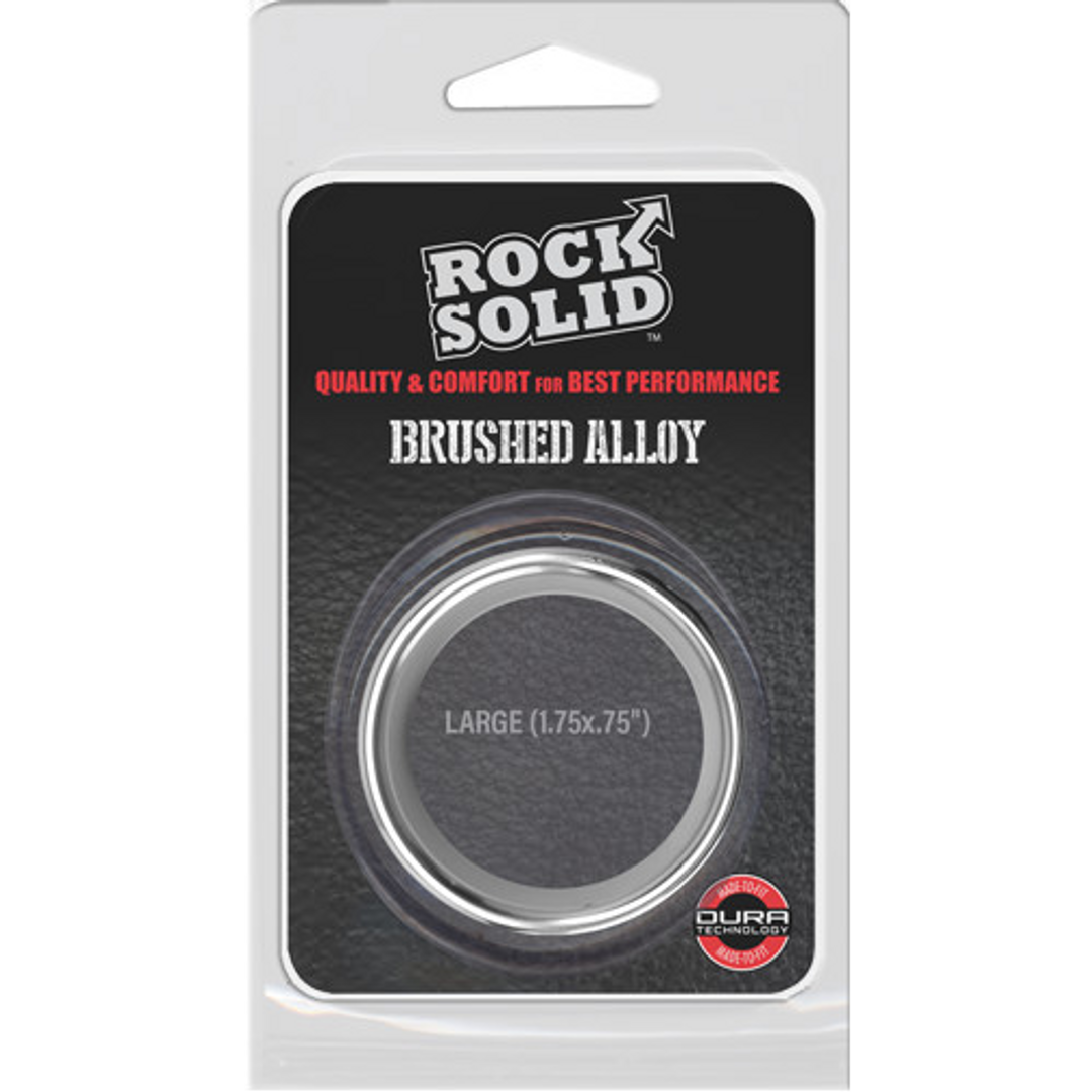 Geborsteld Alloy – Cockring – Groot