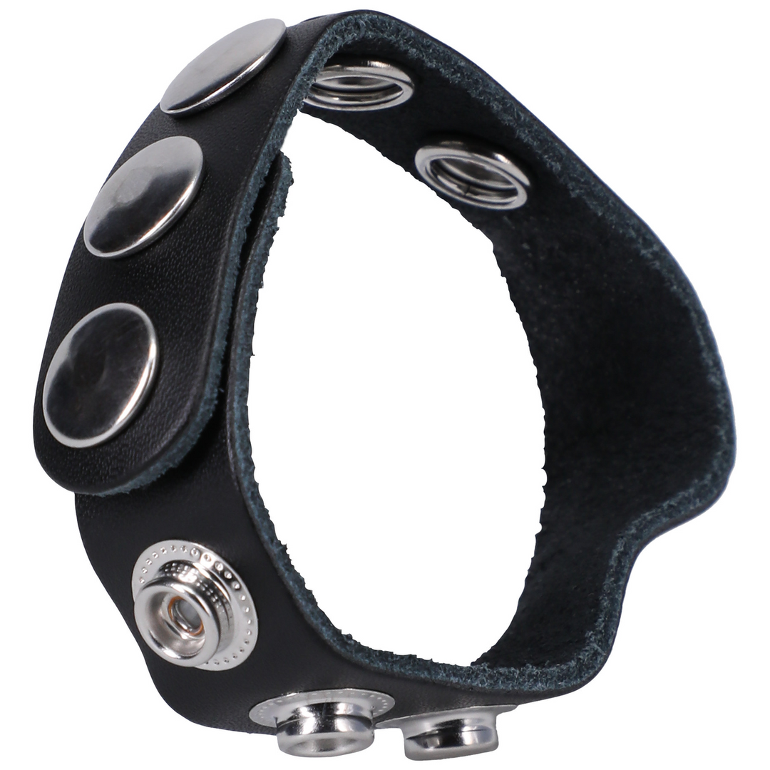 De Leather 5 Snap – Leather Cockring
