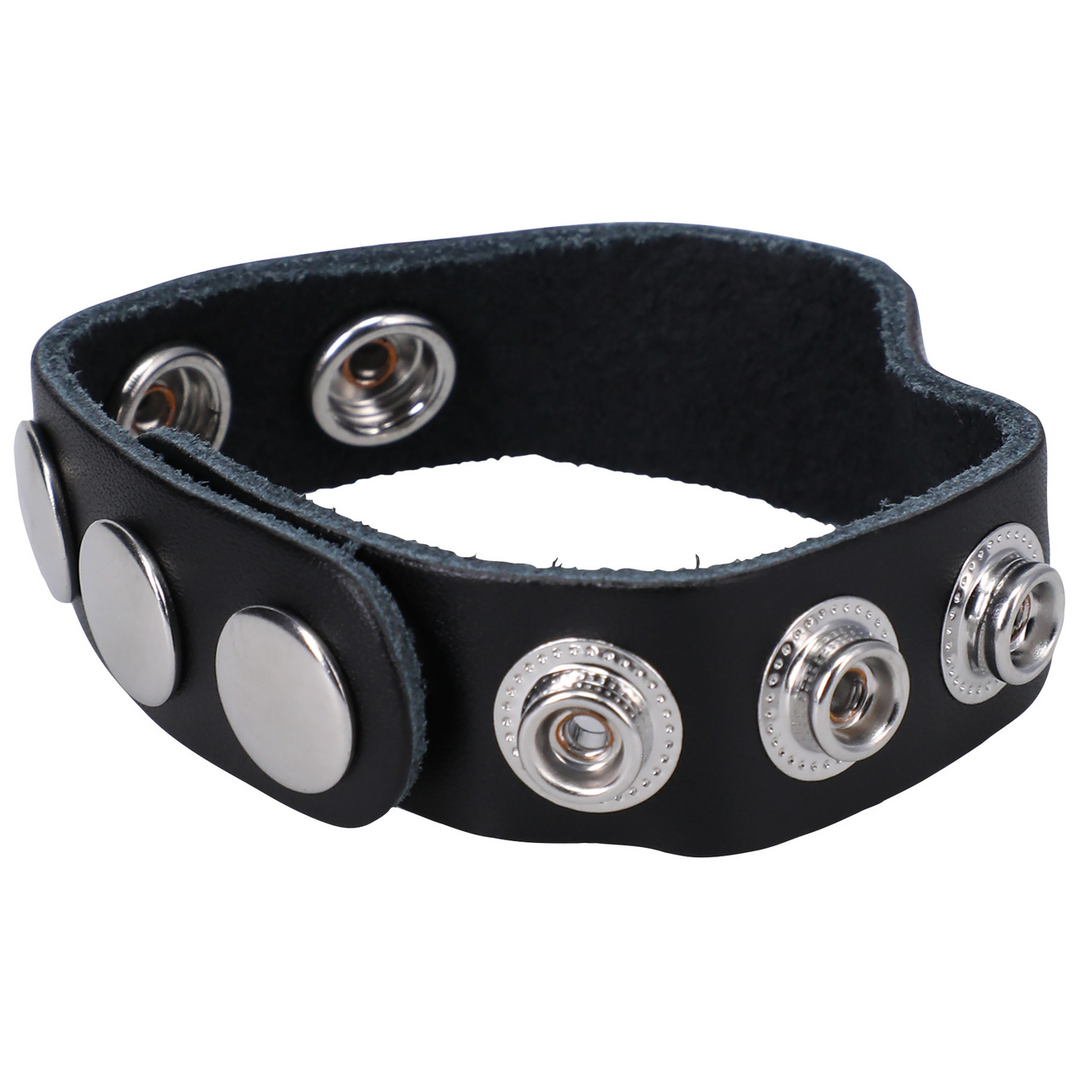 El Leather 5 Snap - Cockring de Cuero