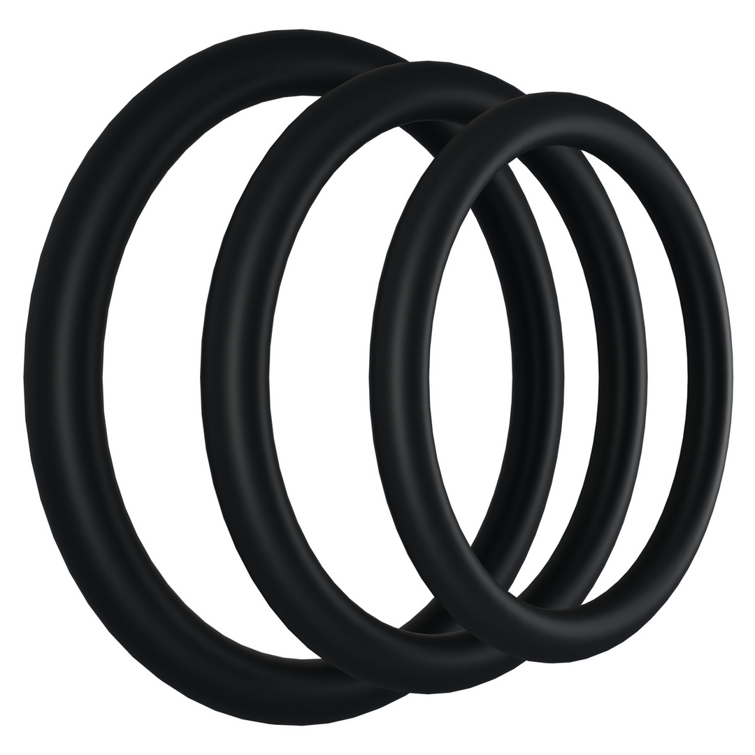 Juego de Anillos de Goma Tri-Pack - Cockring Set