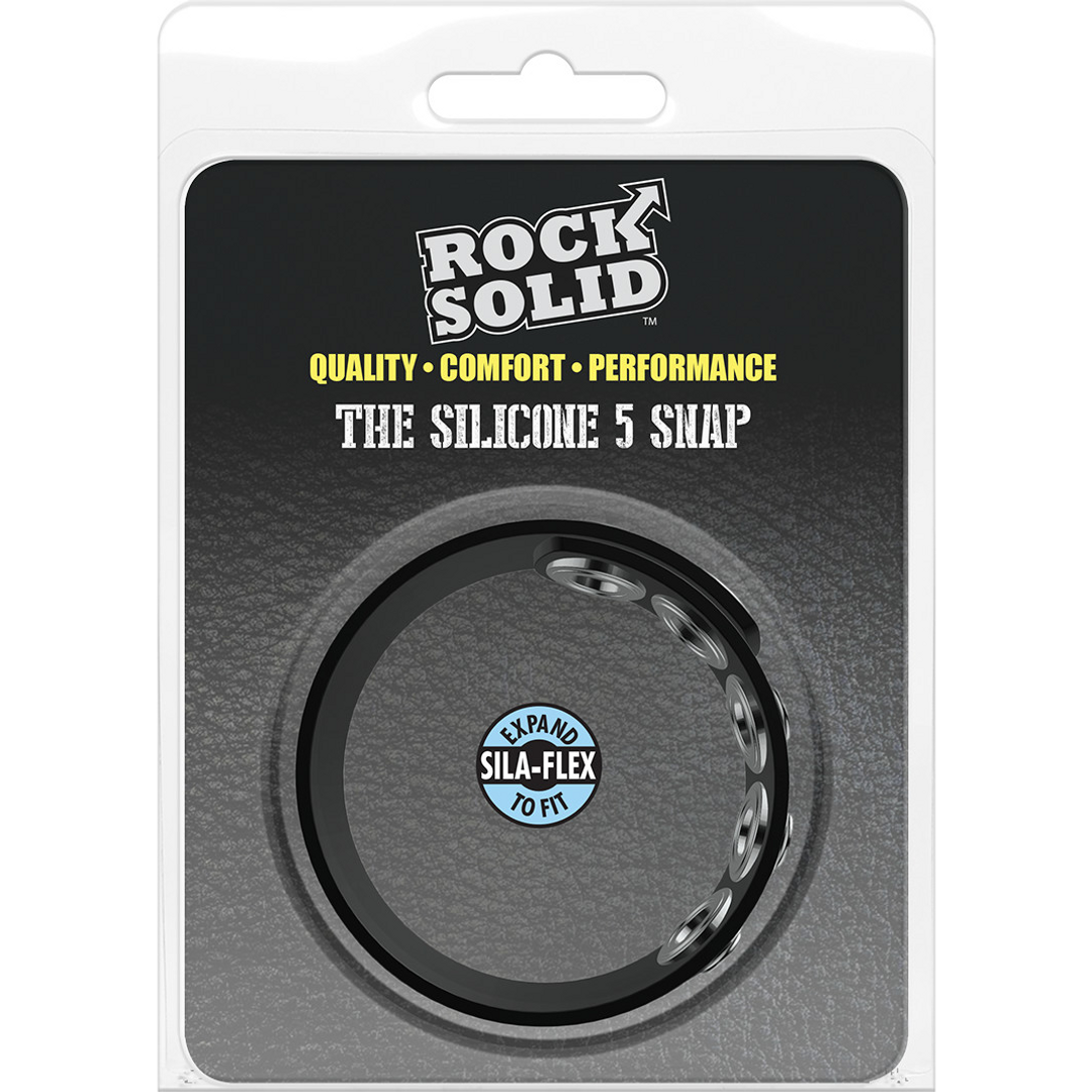 De Silicone 5 Snap – Cockring