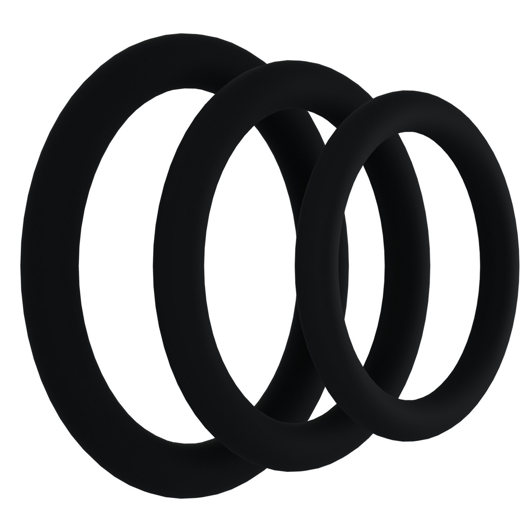 Juego de Anillos de Silicona Tri-Pack - Set de Cockrings
