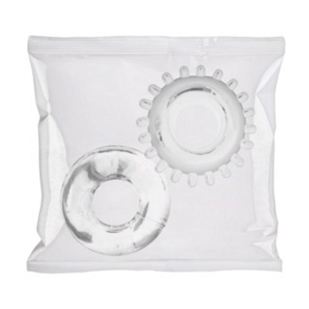 2 Pack C-Ring Set – Bulk Refill 50 Stukken – Doorzichtig