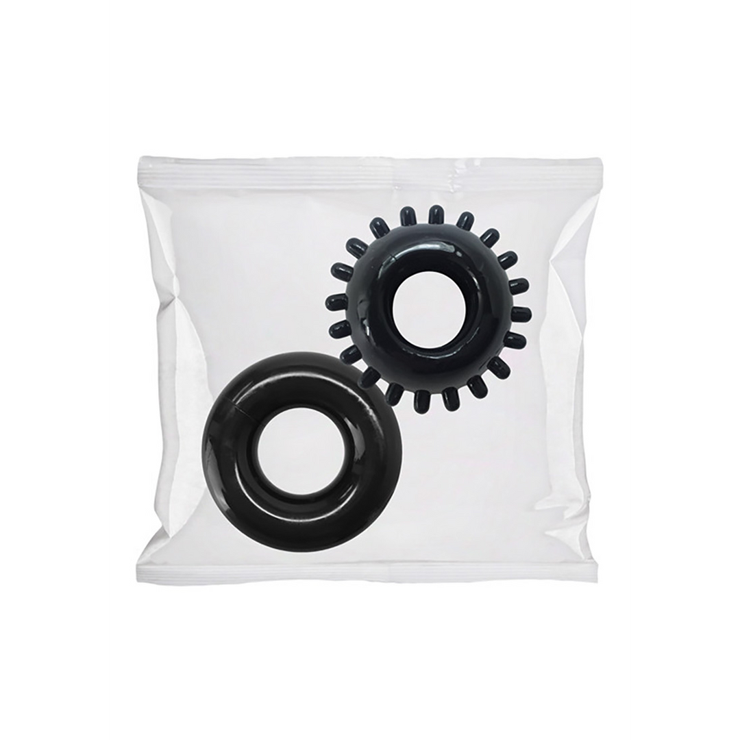 2-Pack C-Ring Set – Clambowl 50 Stuks – Zwart