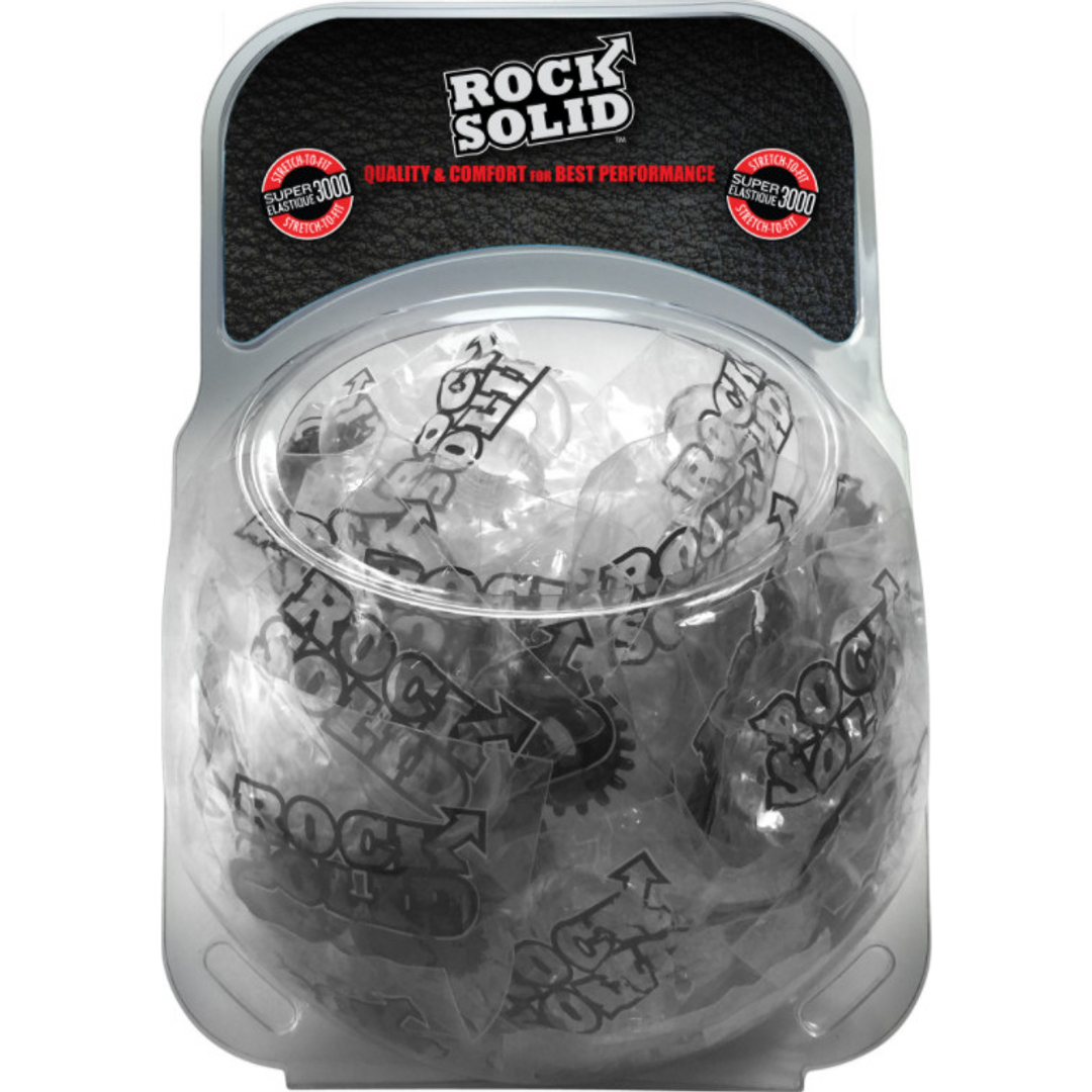 2 Pack C-Ring Set – Clambowl 50 Stuks (25 doorzichtig / 25 zwart)
