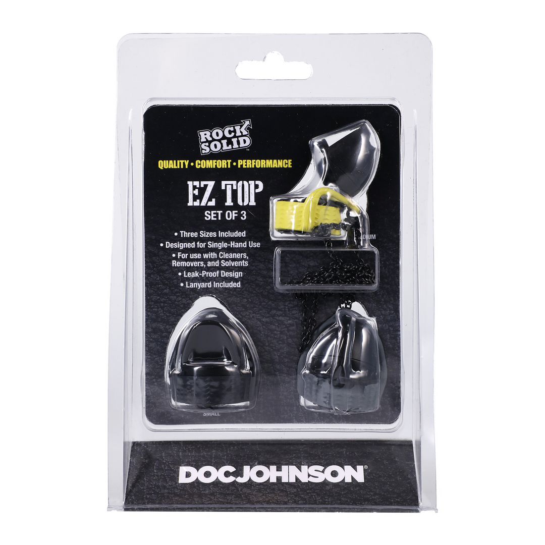 EZ Top – Set van 3 – Zwart/Geel/Grijs