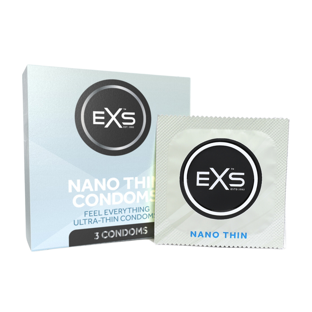 EXS Nano Thin - Preservativos - 3 Piezas