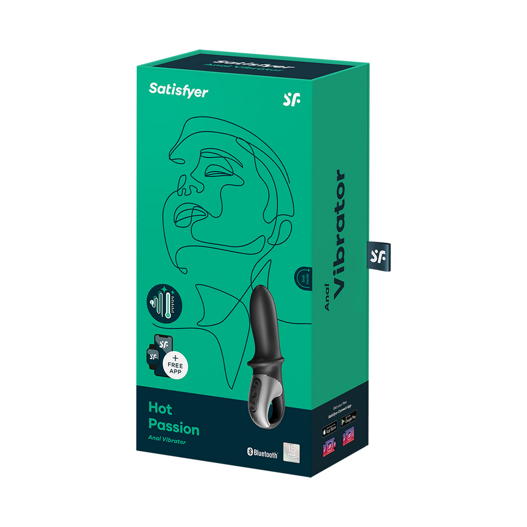 Hot Passion – Verwarmende Anale Vibrator – Zwart