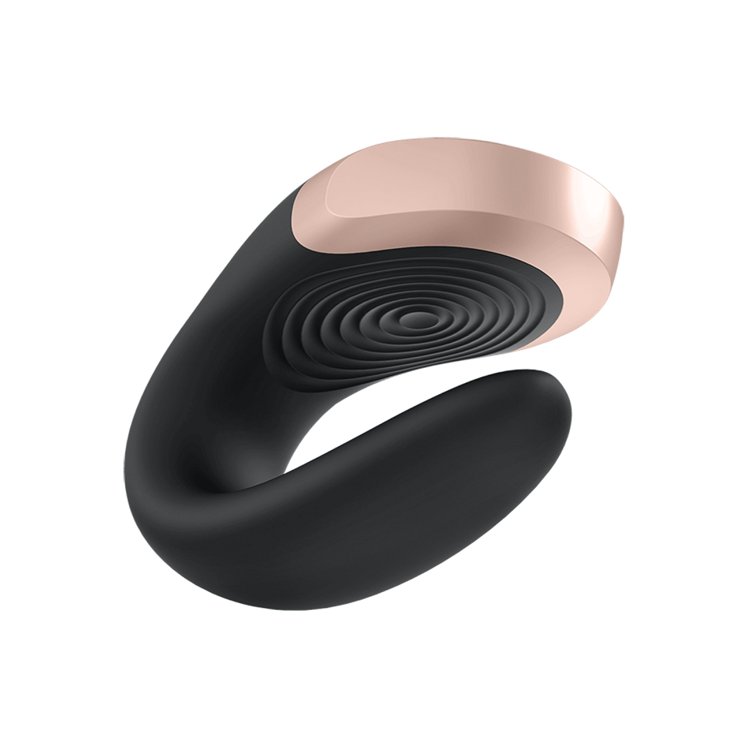Double Love – Luxe Partner Vibrator – Zwart