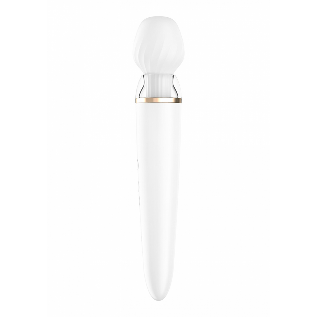 Double Wand-er Wand – Massage Wand en Vibrator – Wit