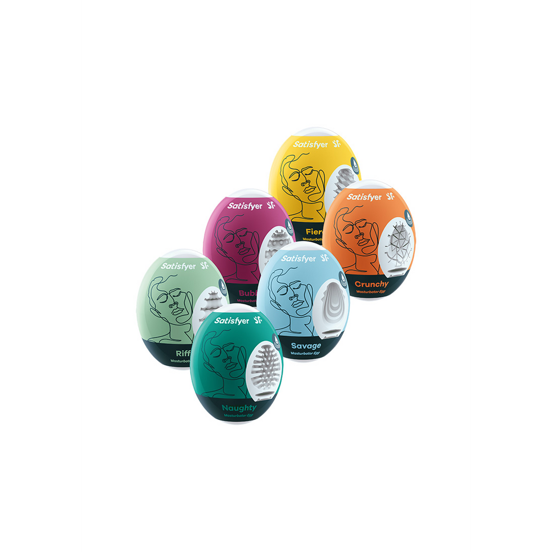 Masturbator Egg Set – 6 Stuks