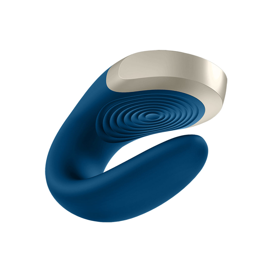 Double Love – Luxe Partner Vibrator – Blauw