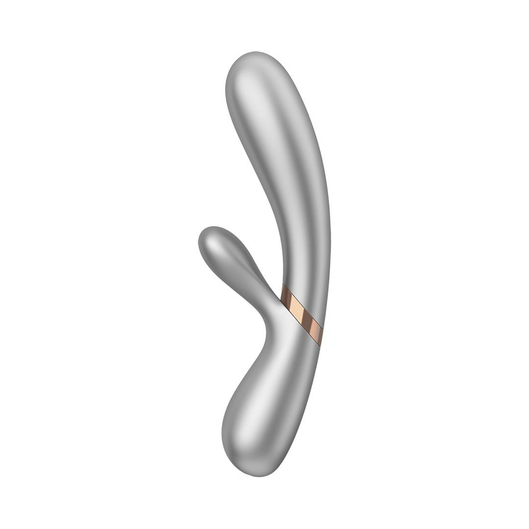 Hot Lover – Verwarmde Konijnen Vibrator – Champagne