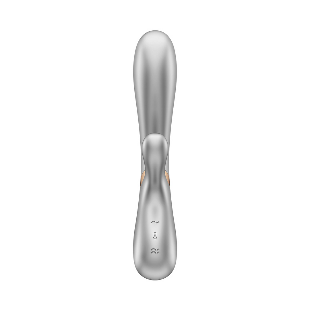 Hot Lover – Verwarmde Konijnen Vibrator – Champagne