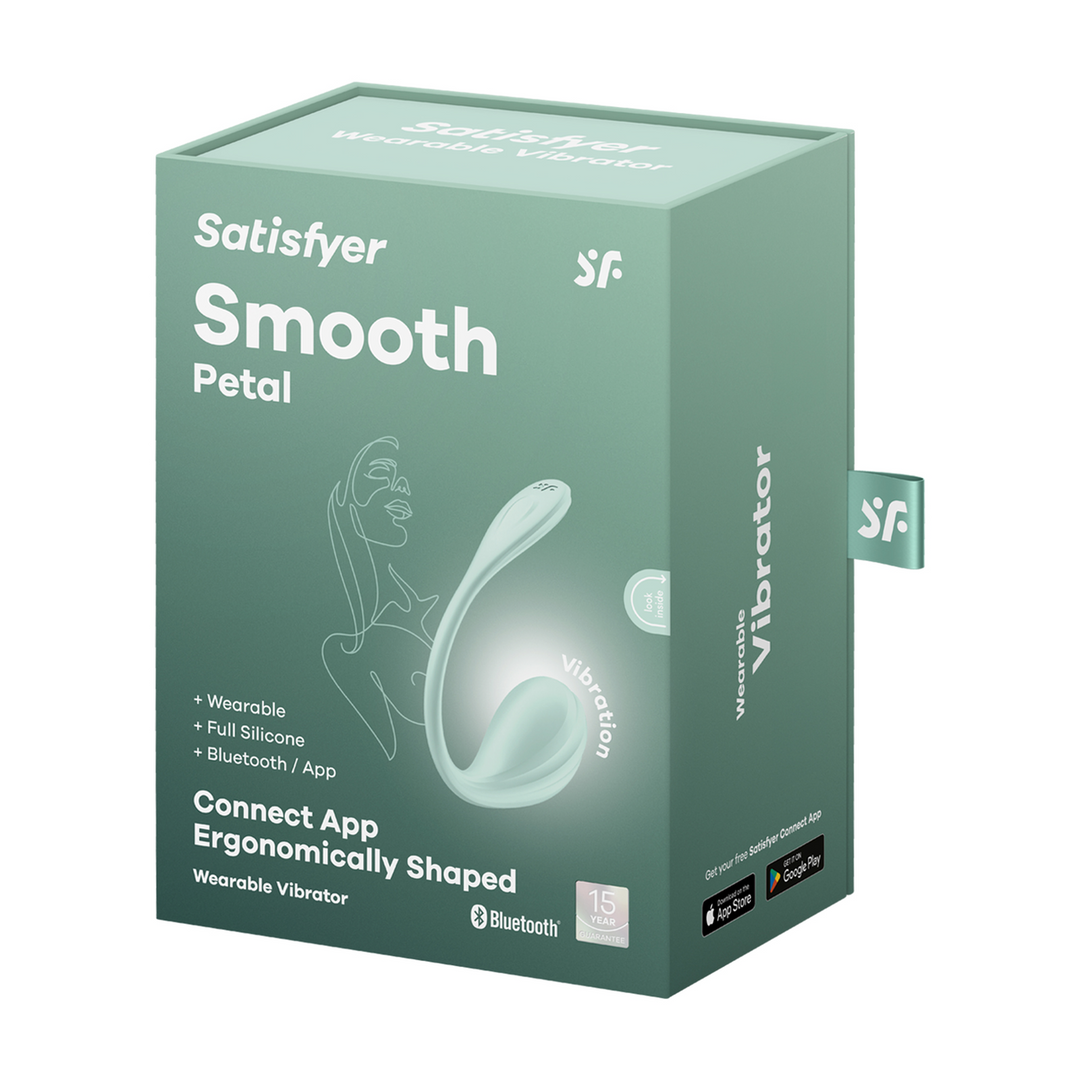 Smooth Petal Connect App – Draagbare Paar Vibrator – Mint