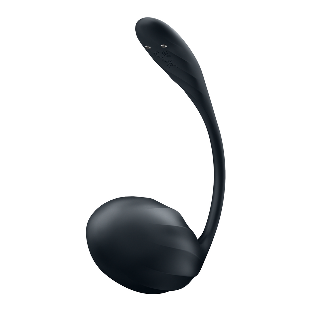 Ribbed Petal Connect App – Draagbare Koppel Vibrator – Zwart