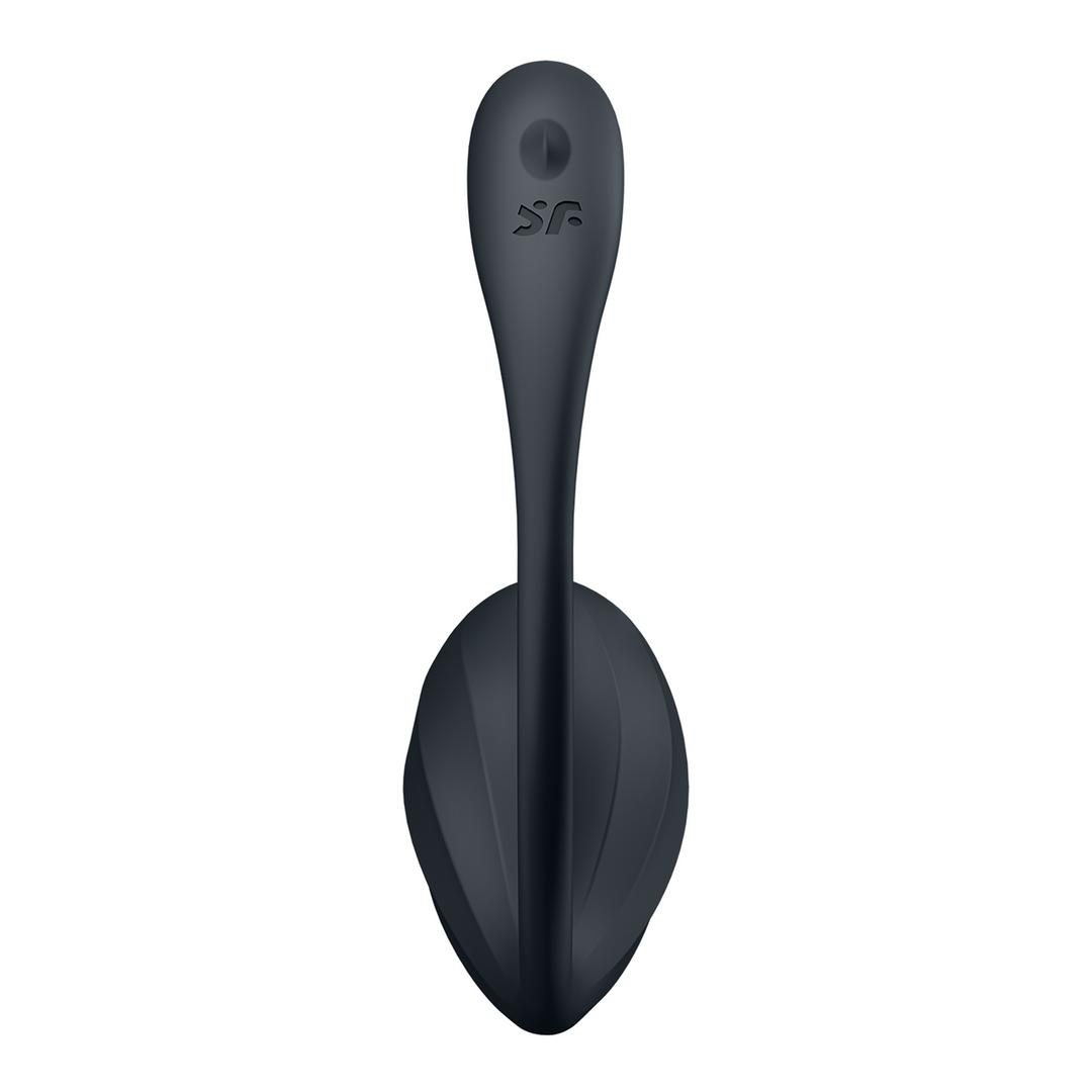 Ribbed Petal Connect App – Draagbare Koppel Vibrator – Zwart