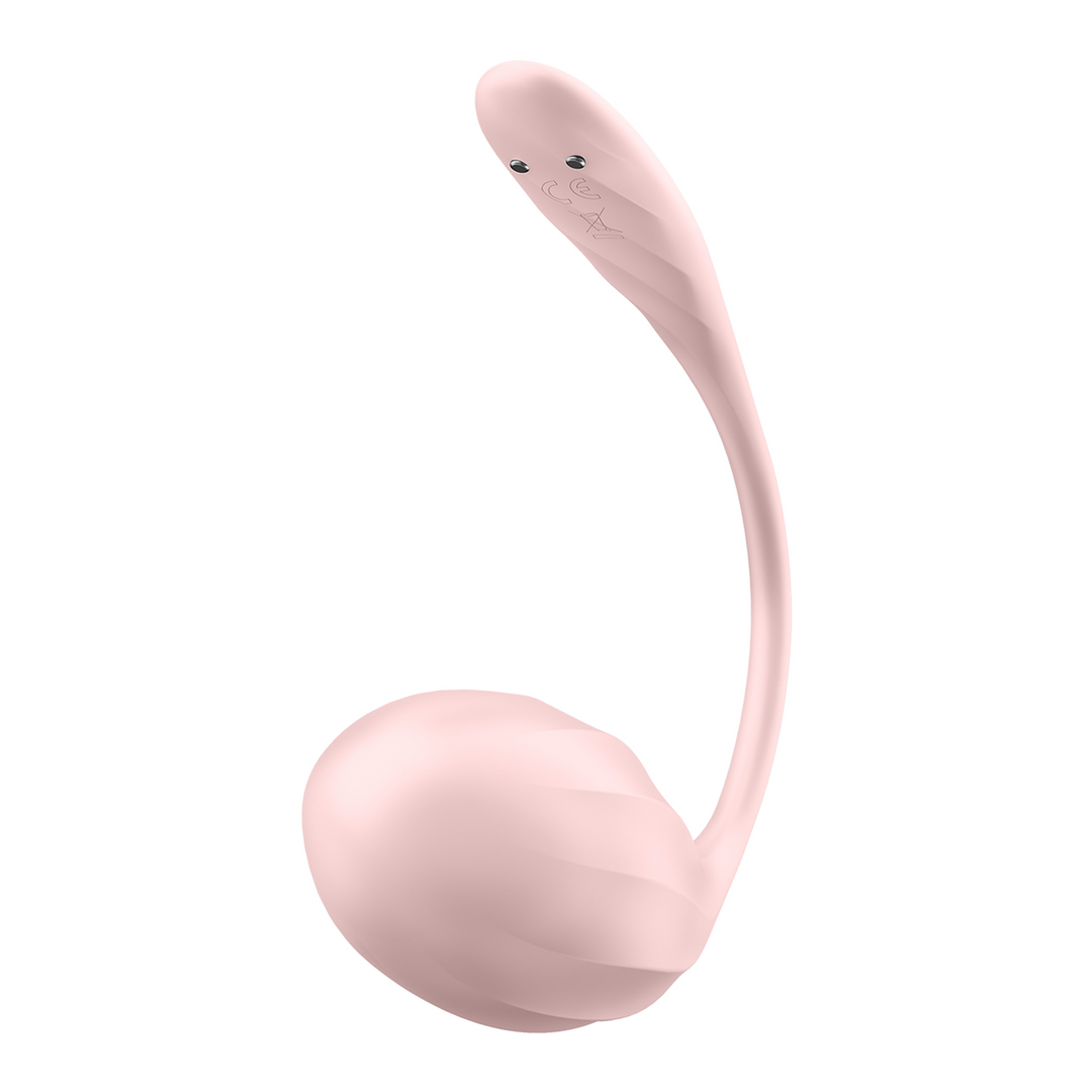 Ribbed Petal Connect App – Draagbare Koppel Vibrator – Roze