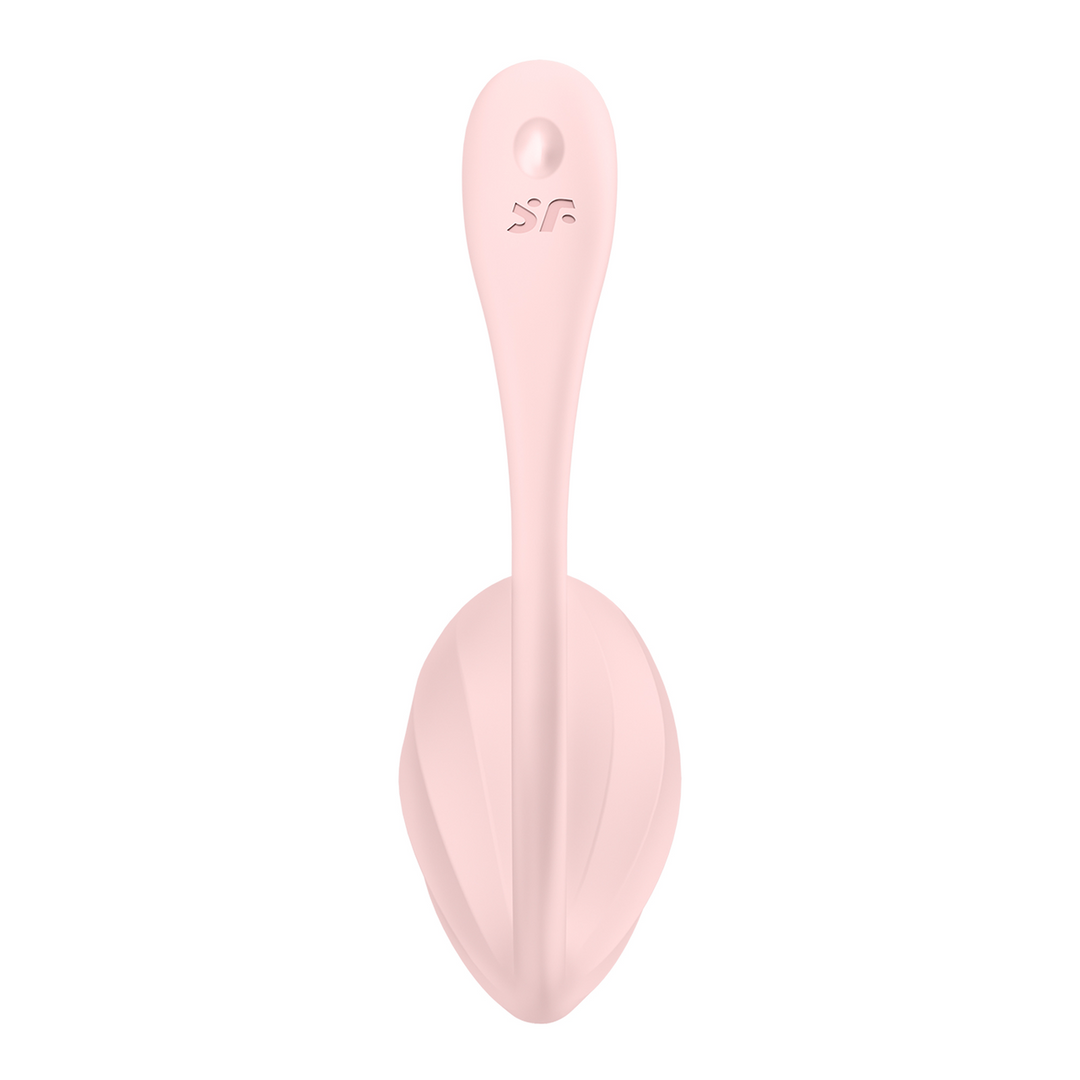Ribbed Petal Connect App – Draagbare Koppel Vibrator – Roze