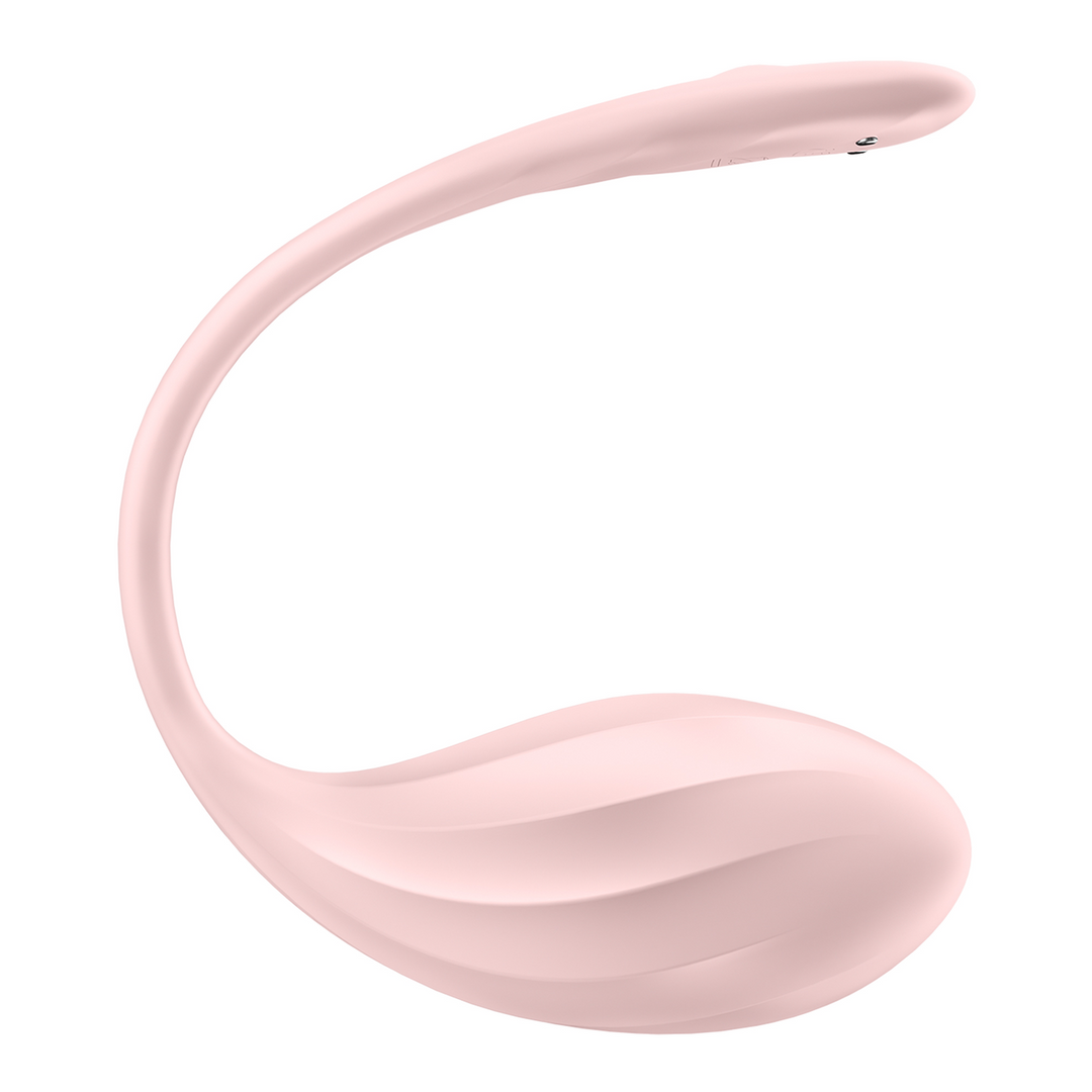 Conector de Pétalos Estriados - Vibrador de Pareja Wearable - Rosa