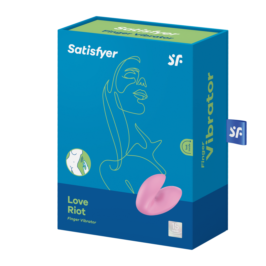 Love Riot – Vinger Vibrator – Roze