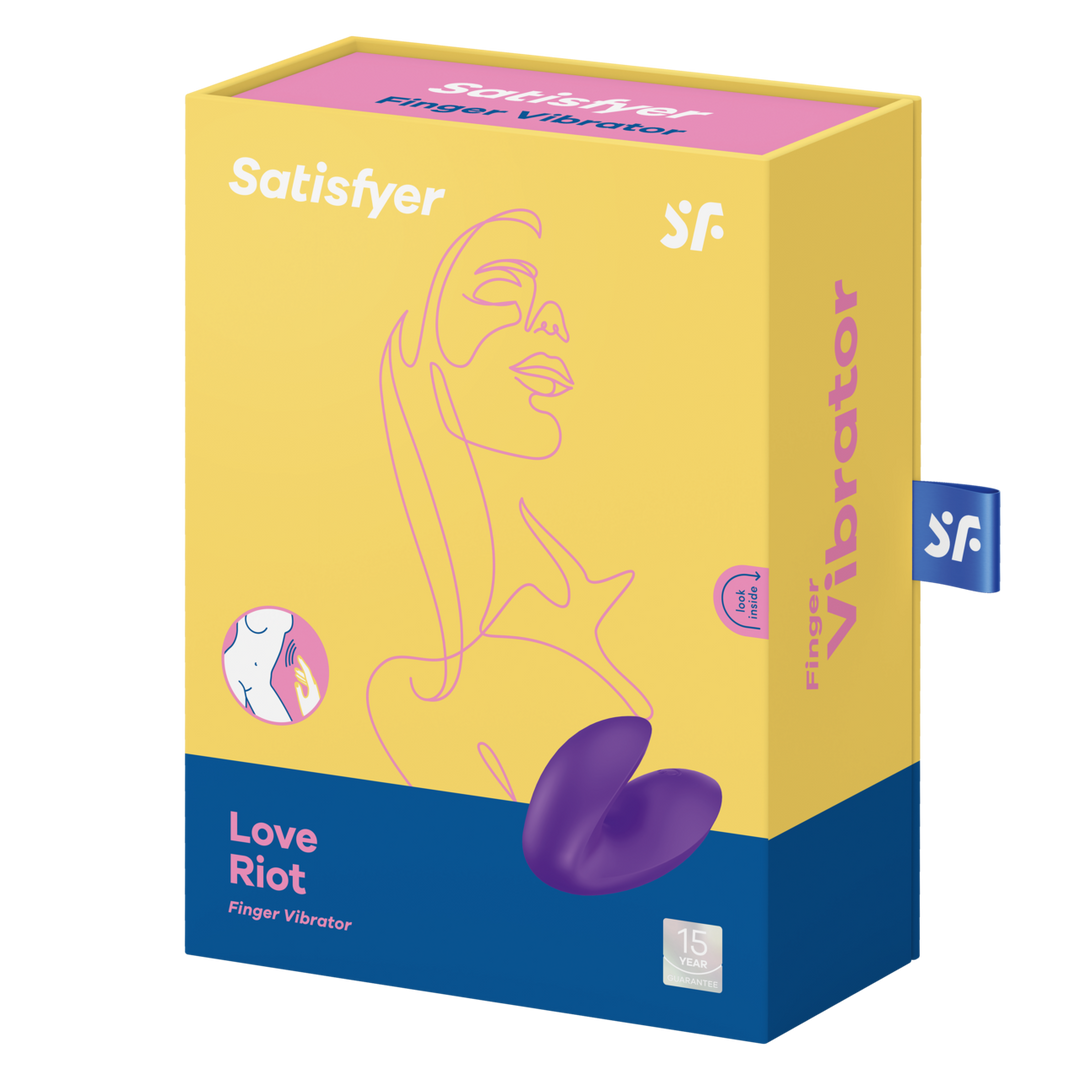 Love Riot – Vinger Vibrator – Paars