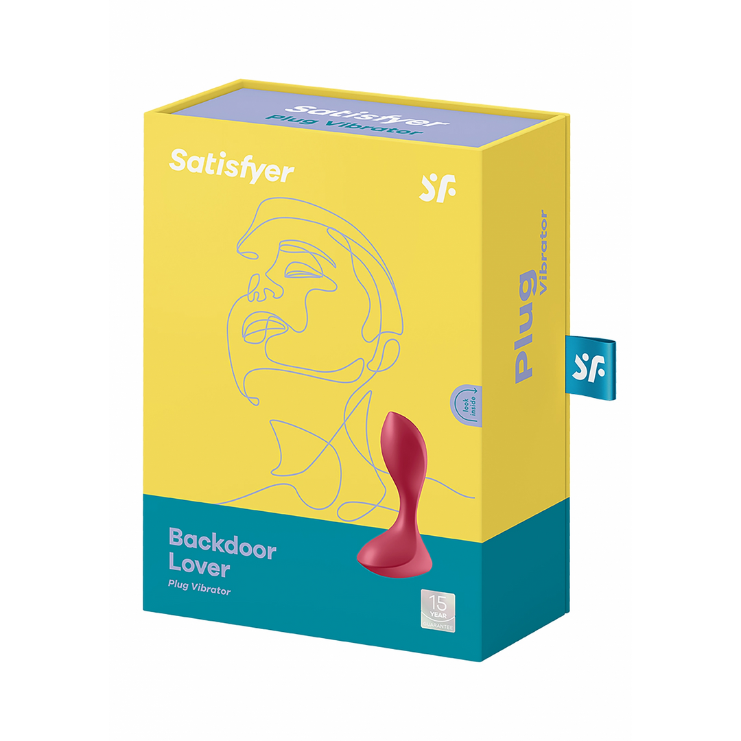 Backdoor Lover – Butt Plug Vibrator – Rood