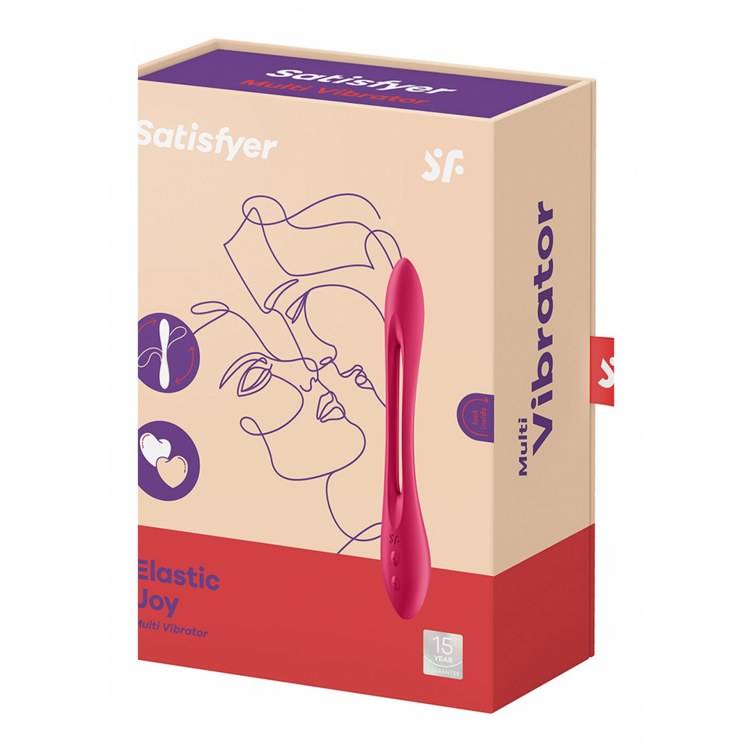 Elastic Joy – Buigbare Multifunctionele Massager – Rood