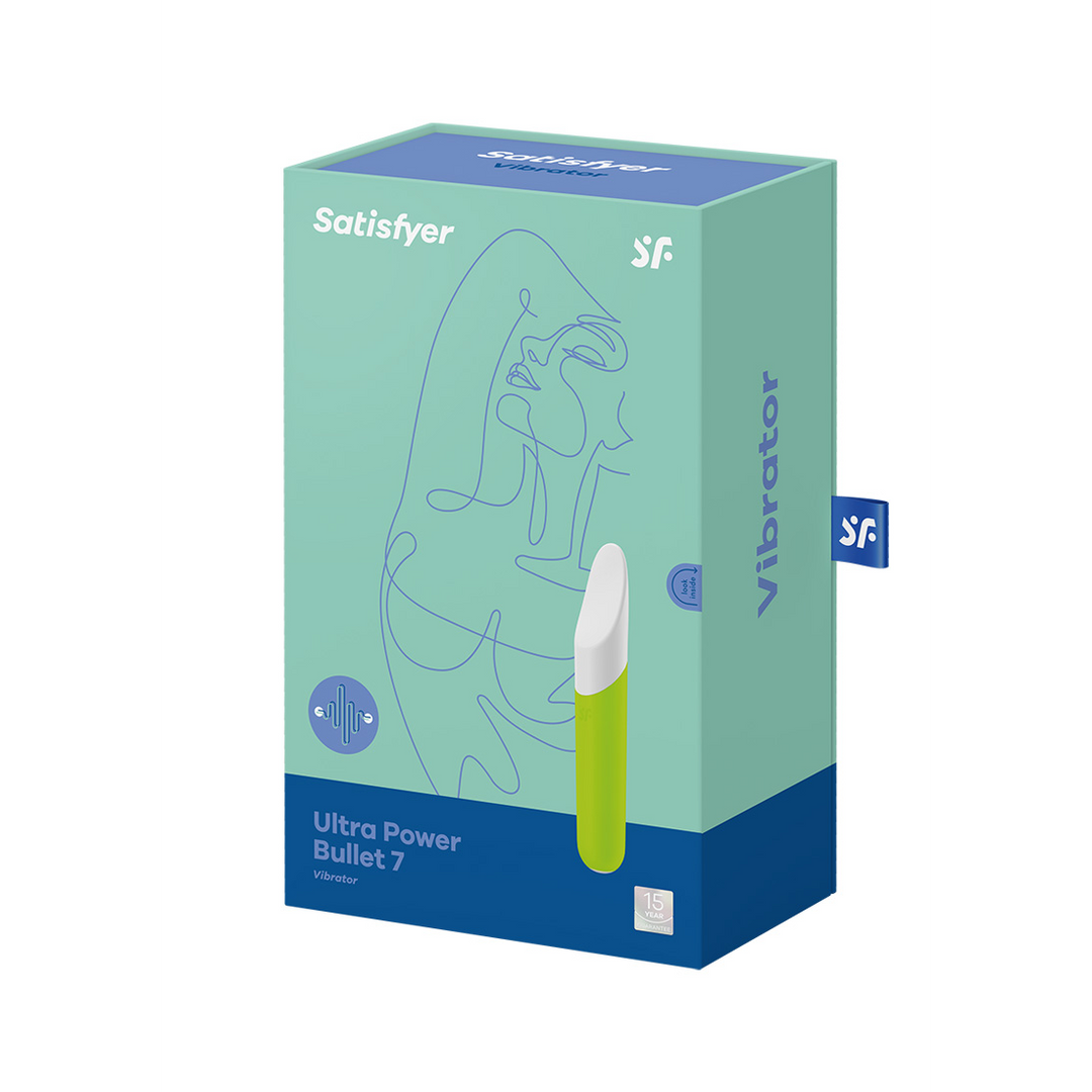 Ultra Power Bullet 7 – Vibrerende Bullet – Groen