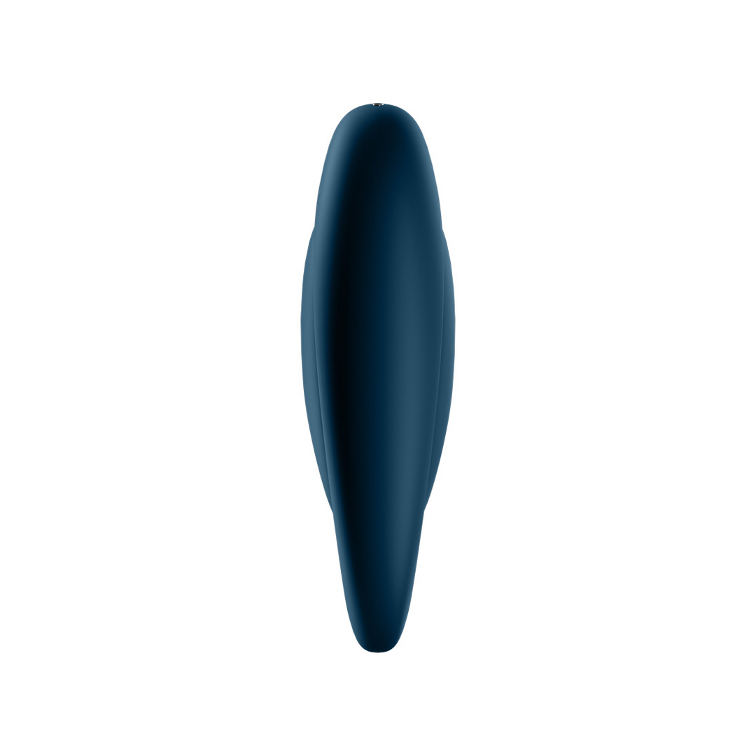 Glorious Duo Ring – Vibrerende Cockring met Dubbele Band – Donkerblauw