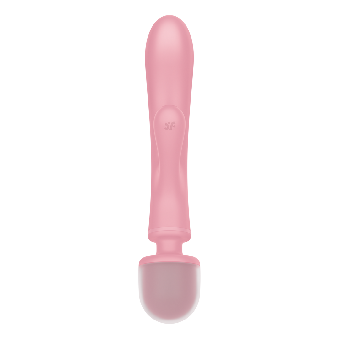 Triple Lover – Hybrid Wand Vibrator – Roze