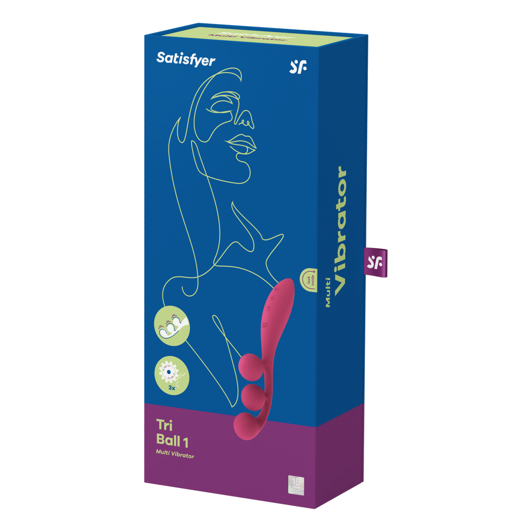 Tri Ball 1 – Multi Vibrator – Rood