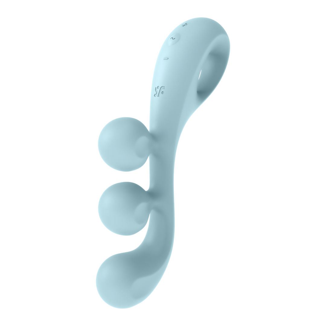 Tri Ball 2 - Multi Vibrador - Azul Claro