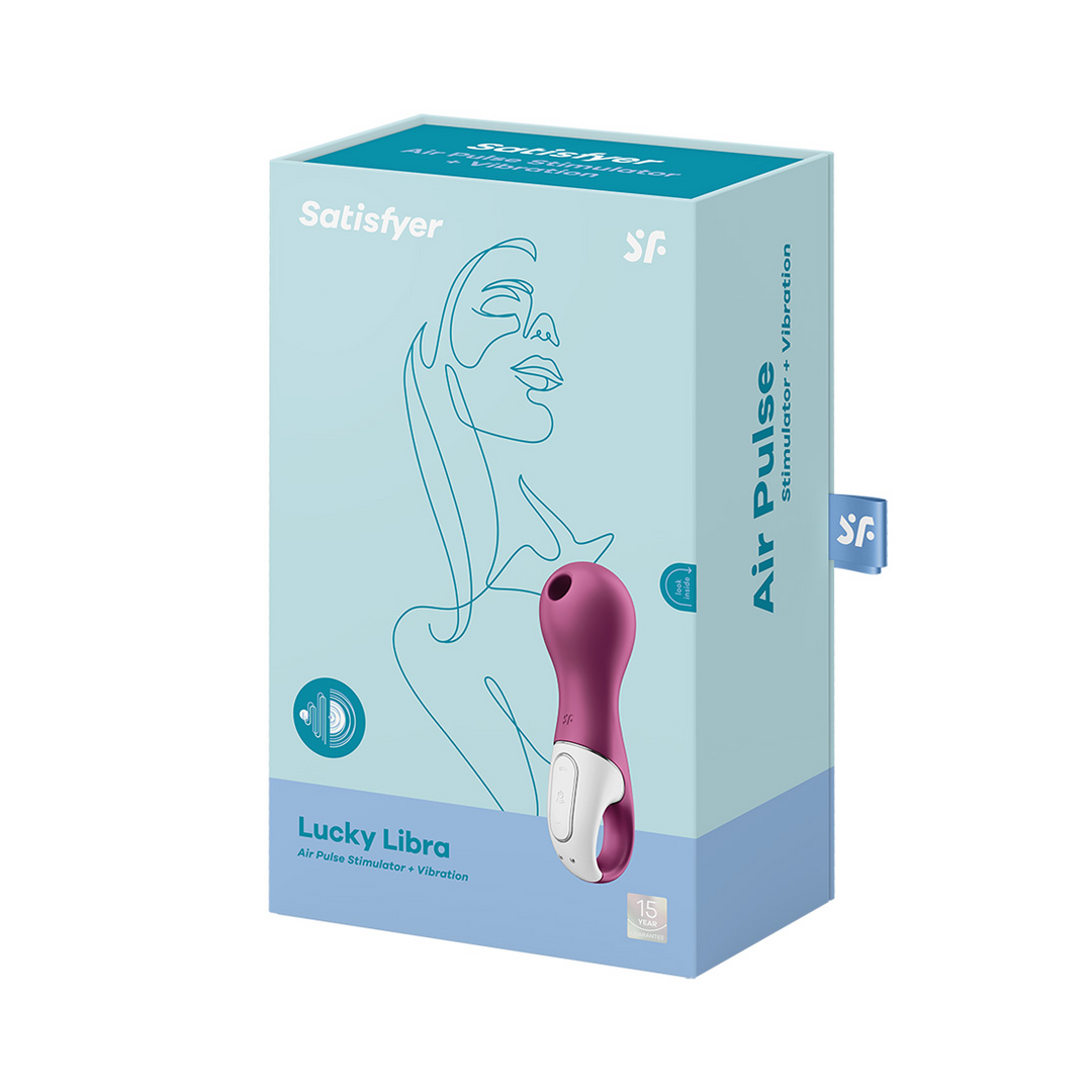 Lucky Libra – Air Pulse Stimulator en Vibration – Paars