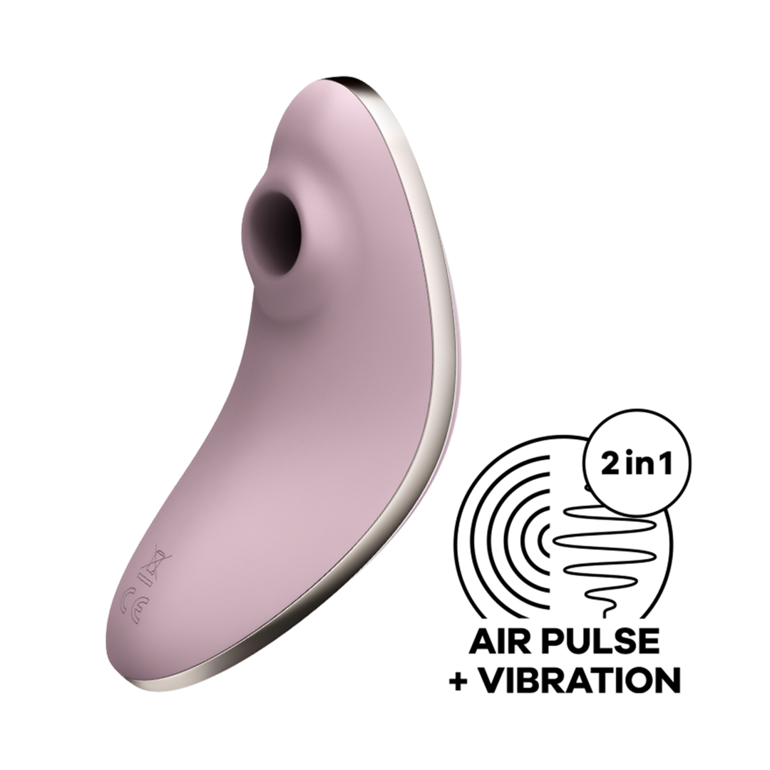 Vulva Lover 1 – Dubbele Luchtpulsvibrator – Violet