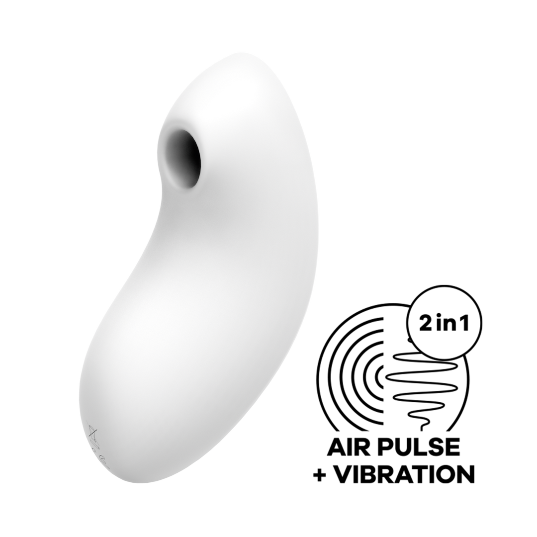 Vulva Lover 2 – Dubbele Luchtpulsvibrator – Wit