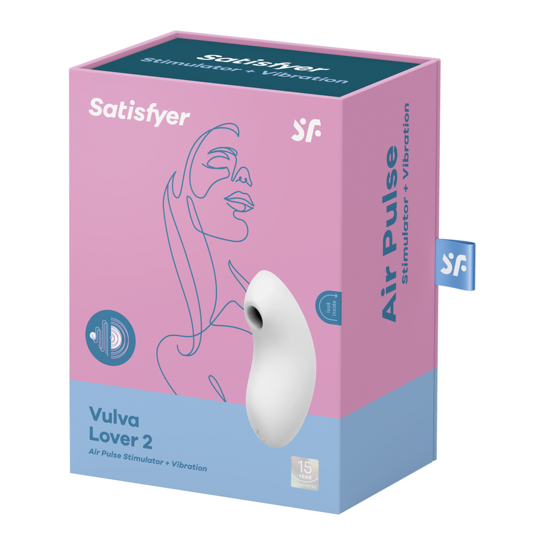 Vulva Lover 2 – Dubbele Luchtpulsvibrator – Wit