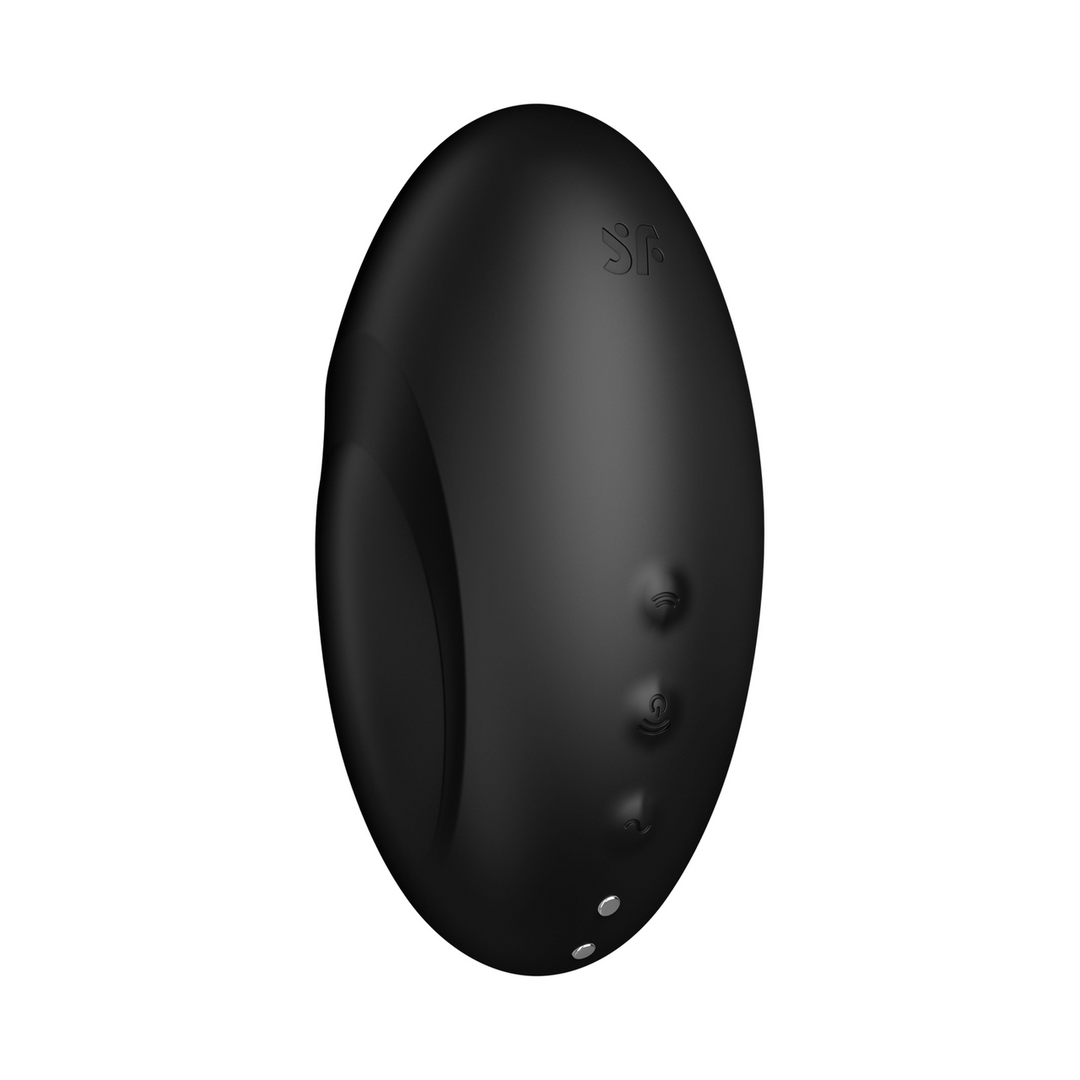 Vulva Lover 3 – Dubbele Air Pulse Vibrator – Zwart
